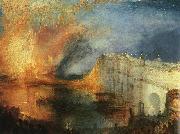 Joseph Mallord William Turner The Burning of the Houses of Parliament oil painting